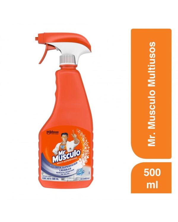 Limpiador Mr Musculo Liquido Multiusos Atomizador 500ml