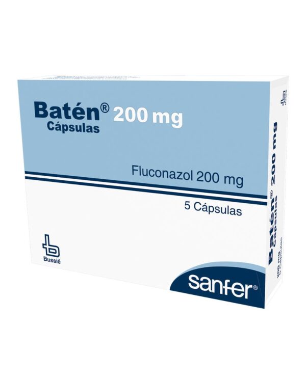 BATEN 200 MG CAJA X 5 CAPSULA