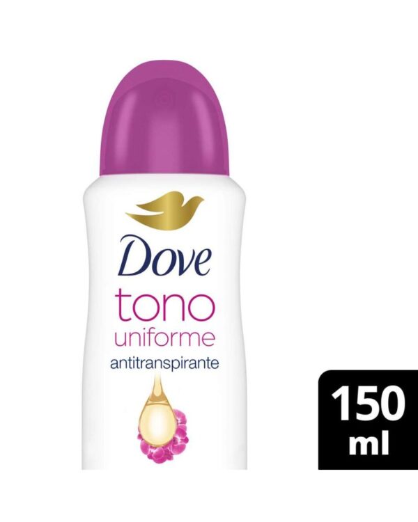 Desodorante Dove Aerosol Tono Uniforme Orquídea 150 Ml