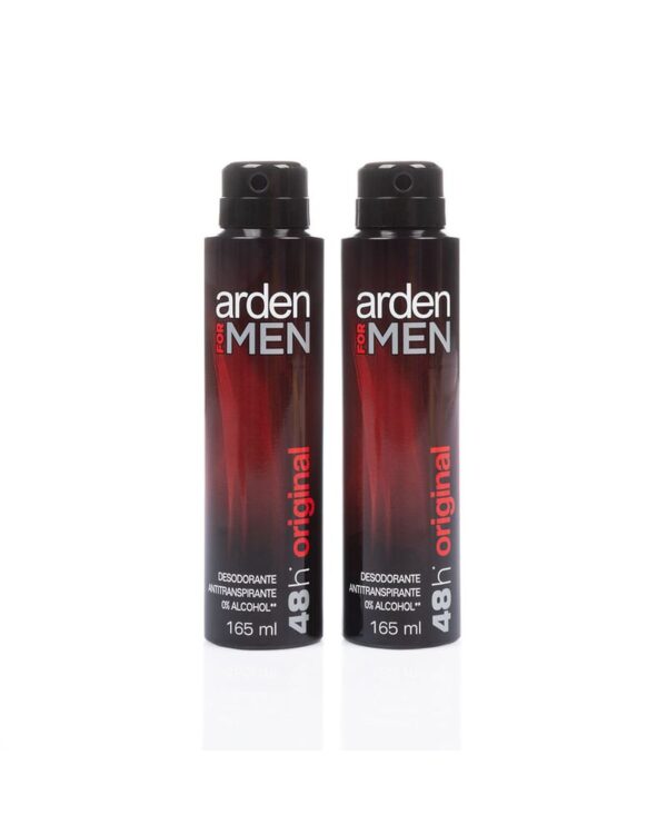 Desodorante Arden For Men Original Aerosol 165 Ml X2 Unds