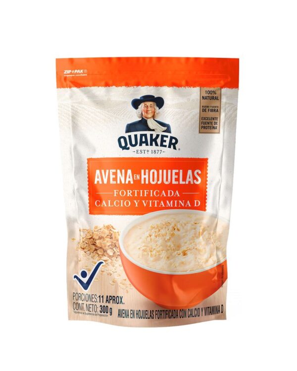 Avena Quaker Hojuela Fortificada 300 G