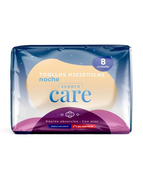 Toalla Higiénica Suppra Care Noche X8 Unds