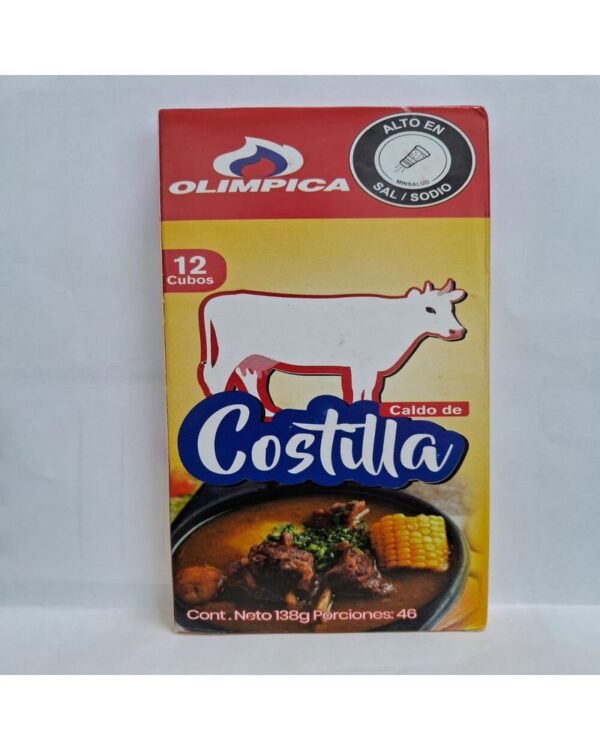Caldo Olimpica Costilla 138 G X12 Unds