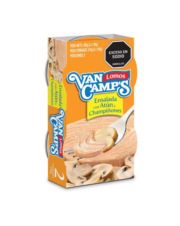 Atún Van Camp's Champiñones 150 G X2 Unds