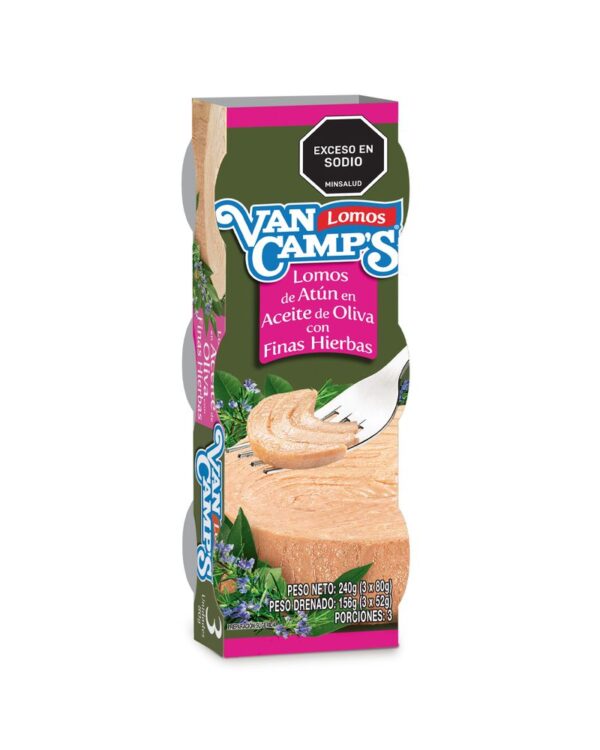 Atún Van Camp's Finas Hiervas 80 G X3 Unds