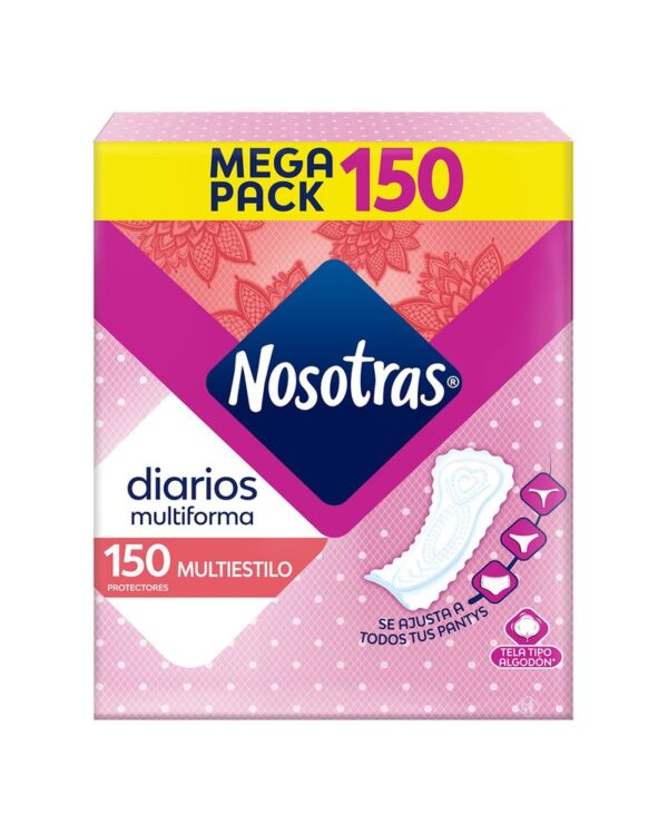 Protector Diario Nosotras Multiestilo X150 Unds