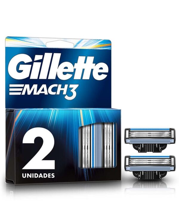 Cuchilla De Afeitar Gillette Mach 3 Repuestos X2 Unds