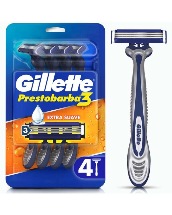 Cuchilla De Afeitar Gillette Prestobarba 3 X4 Unds