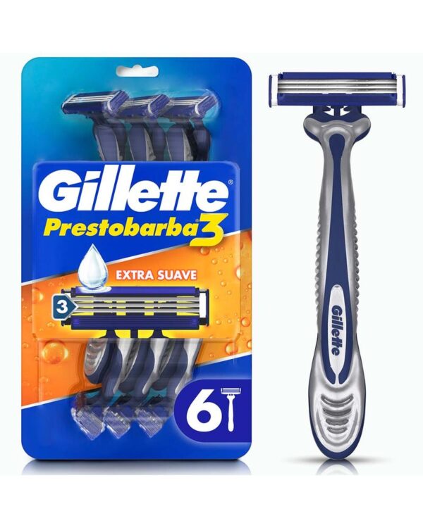 Cuchilla De Afeitar Gillette Prestobarba 3 X6 Unds