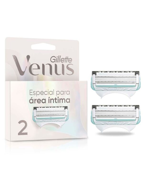 Cuchilla De Afeitar Gillette Venus Íntima Repuestos X2 Unds