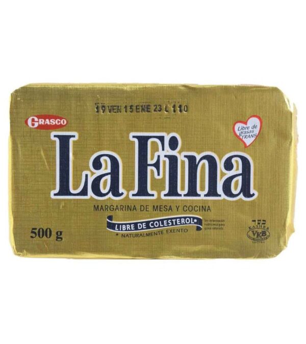 Margarina La Fina Barra 500 G