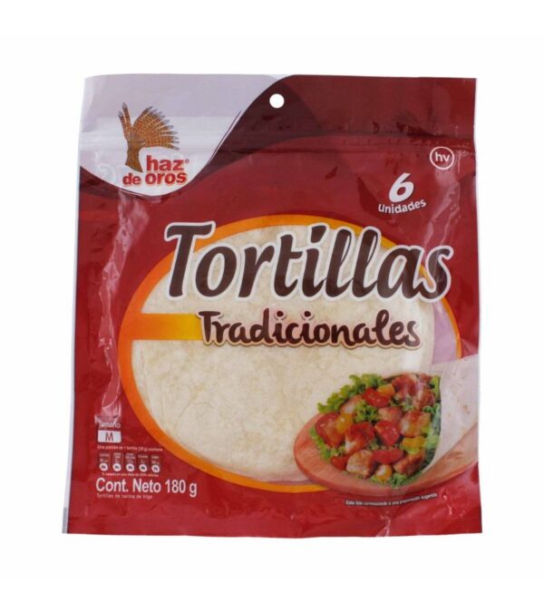 Tortilla Haz De Oros Tradicionales 180 G X6 Unds