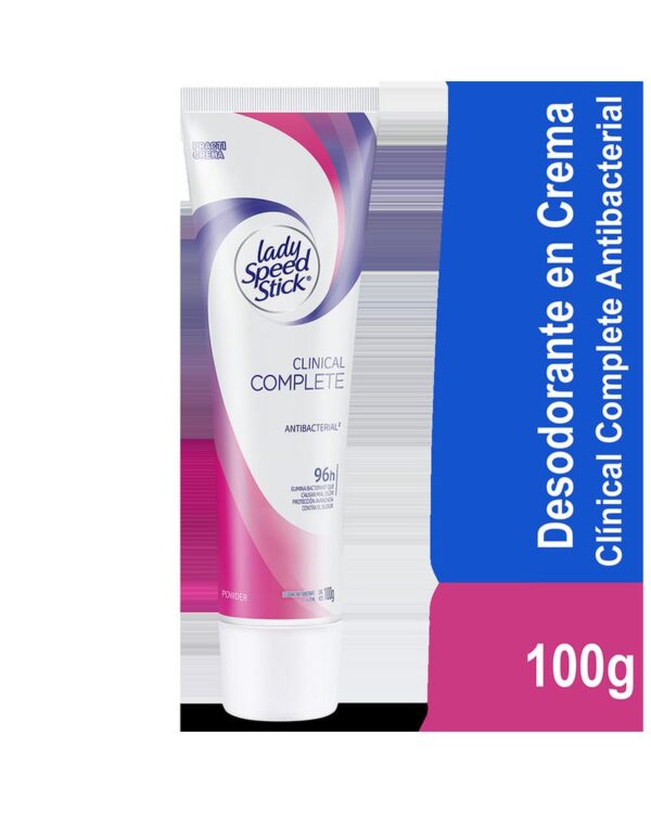 Desodorante Antitranspirante Lady Speed Stick Tubo Clinico 100 G