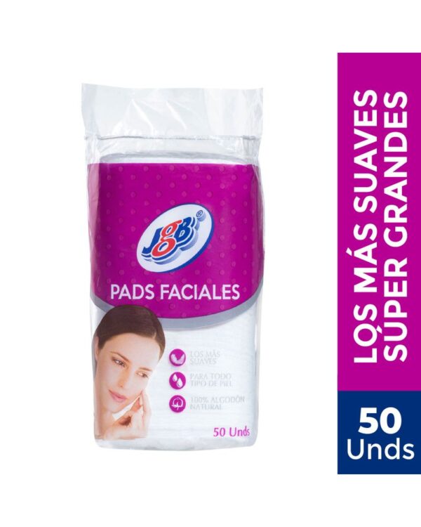 Pads Faciales Jgb X50 Unds