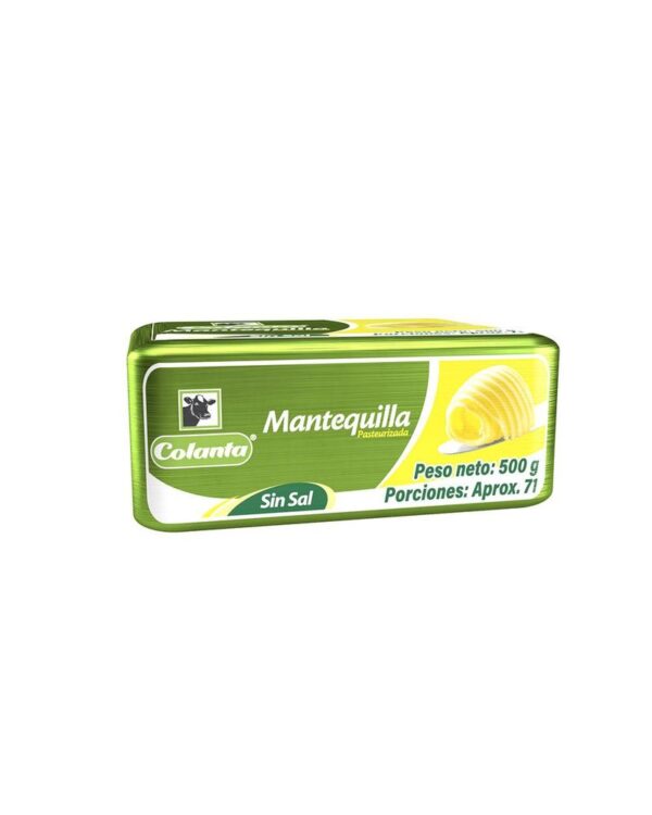 Mantequilla Colanta Barra 500 G