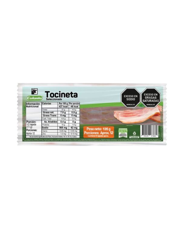 Tocineta Colanta Seleccionada 135 G