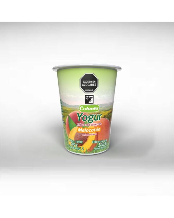 Yogur Colanta Melocotón 200 G