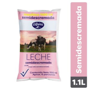 Leche Semidescremada 11 Lt Alpina Uht