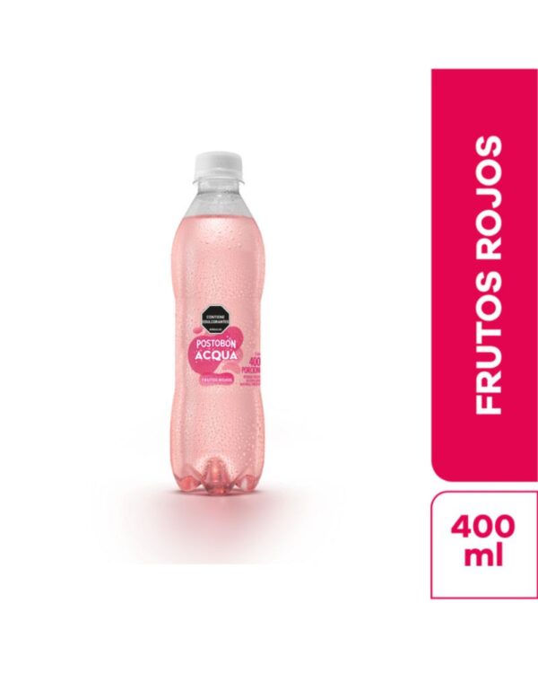 Bebida Gasificada Postobón Acqua Frutos Rojos 400 Ml