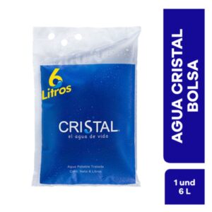 Agua Bolsa 6 Lt  Cristal