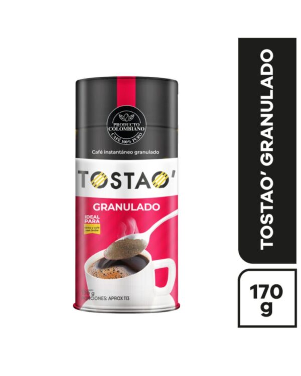 Café Tostao Instantáneo Granulado 170 G