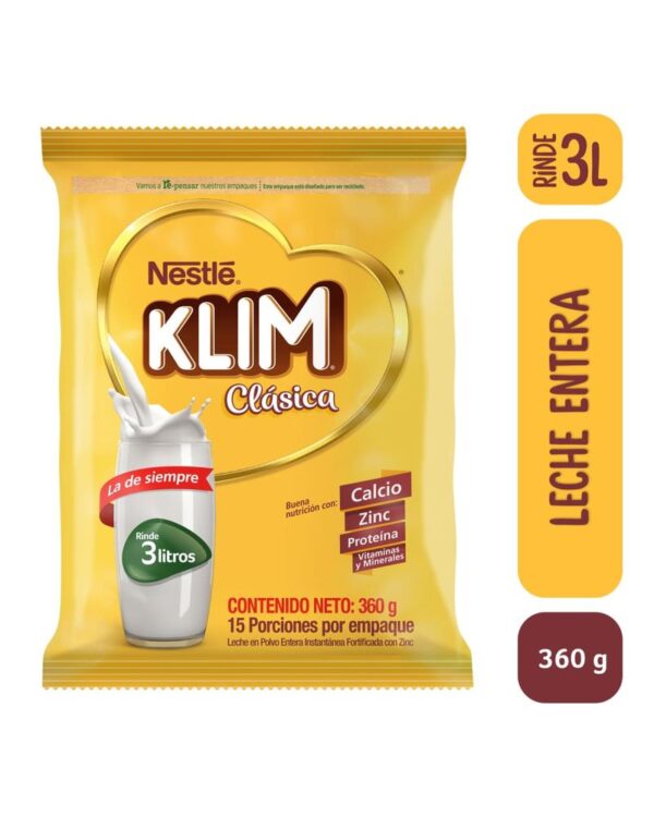 Leche En Polvo KLIM Clásica X 360 G