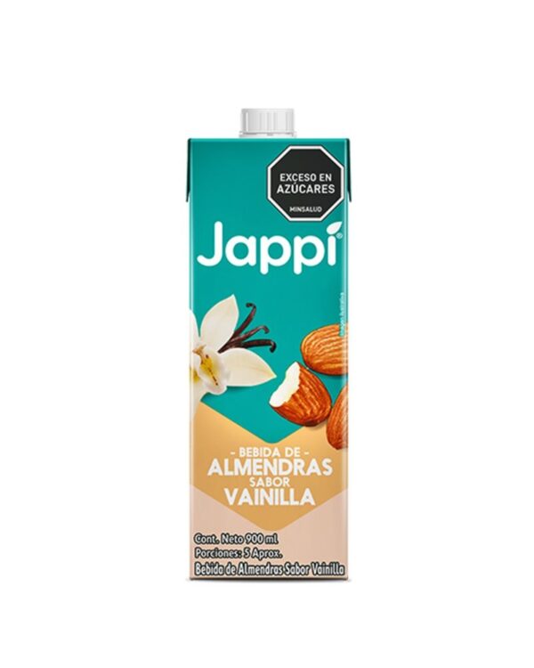 Bebida Jappi Almendras Vainilla 900 Ml
