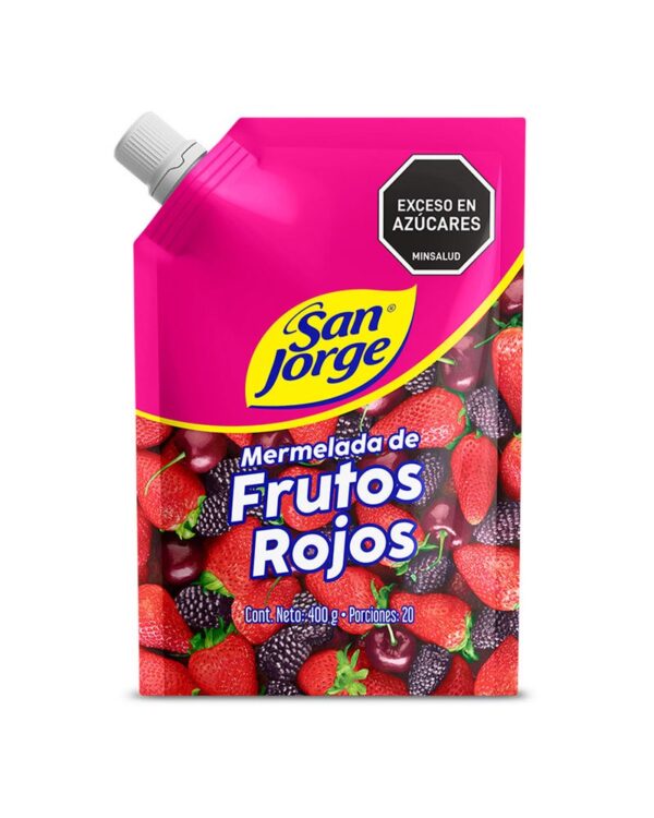 Mermelada San Jorge Frutos Rojos Doypack X 400gr