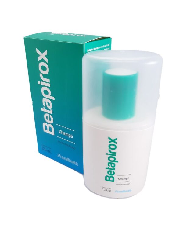 BETAPIROX 1% CHAMPU FRASCO X 120 MILILITROS
