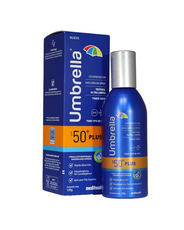 UMBRELLA PLUS SPF 50+ SPRAY FASCO X 120 GRAMOS