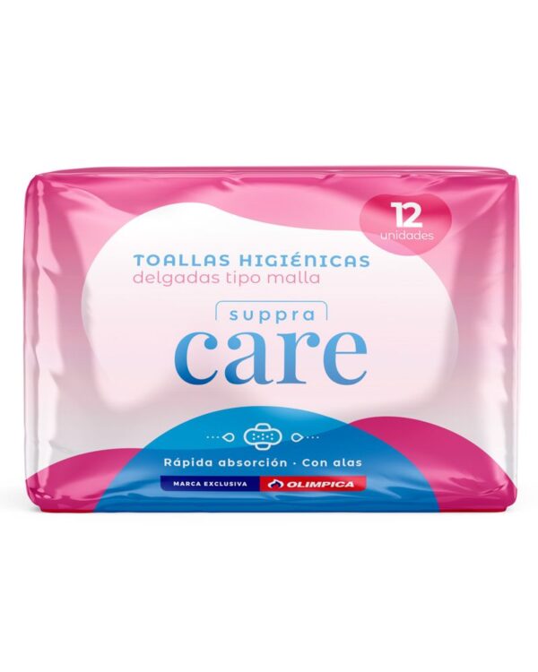 Toalla Higiénica Suppra Care Malla X12 Unds