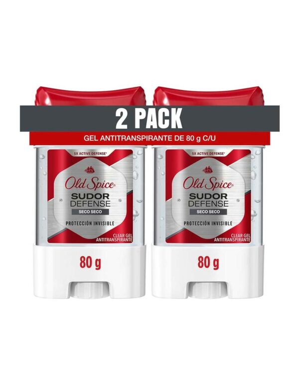 Desodorante OLD SPICE Gel Sudor Defense Seco X2 Und 160 Gr