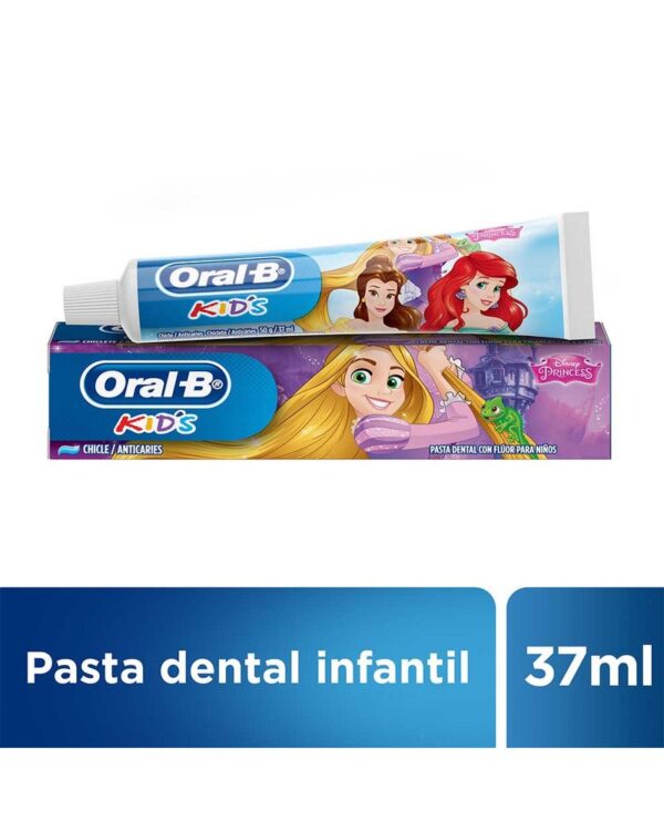 Crema Dental Oral B Para Niños Disney Kids Princesas 50 G