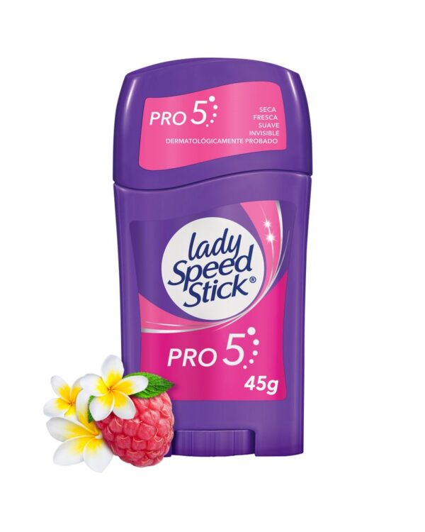 Desodorante Lady Speed Stick Mujer Pro 5 Barra 45 G
