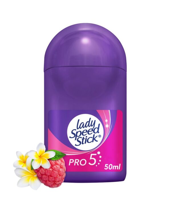 Desodorante Lady Speed Stick Mujer Pro 5 En 1 Roll On 50 Ml