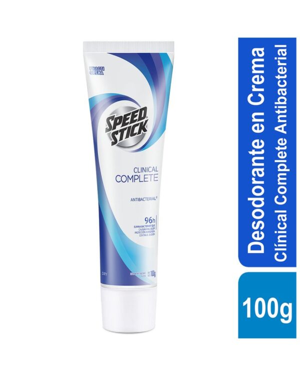 Desodorante Antitranspirante Speed Stick Hombre Tubo Clínico 100 G