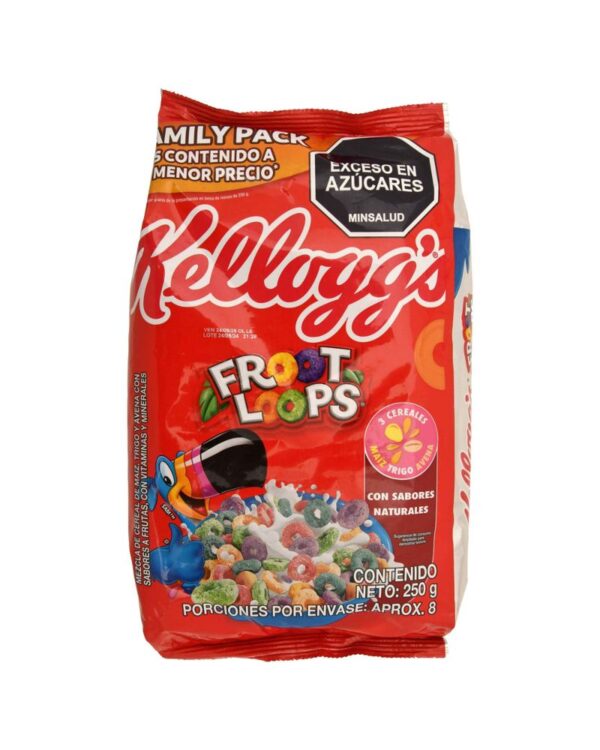 CEREAL KELLOGGS FROOT LOOPS BS 250G