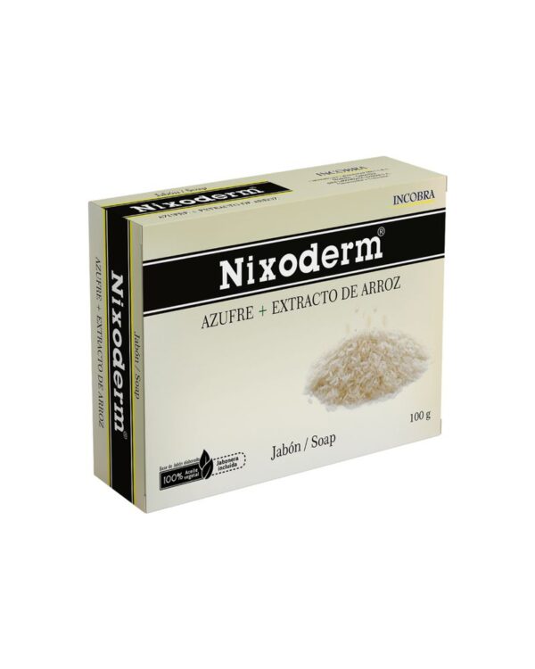 NIXODERM JABON AZUFRE/EXTRA ARROZ X 100 GRAMOS