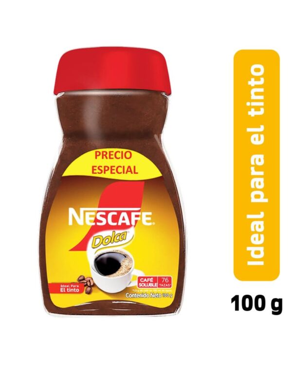 Café Soluble NESCAFÉ DOLCA X 100 G
