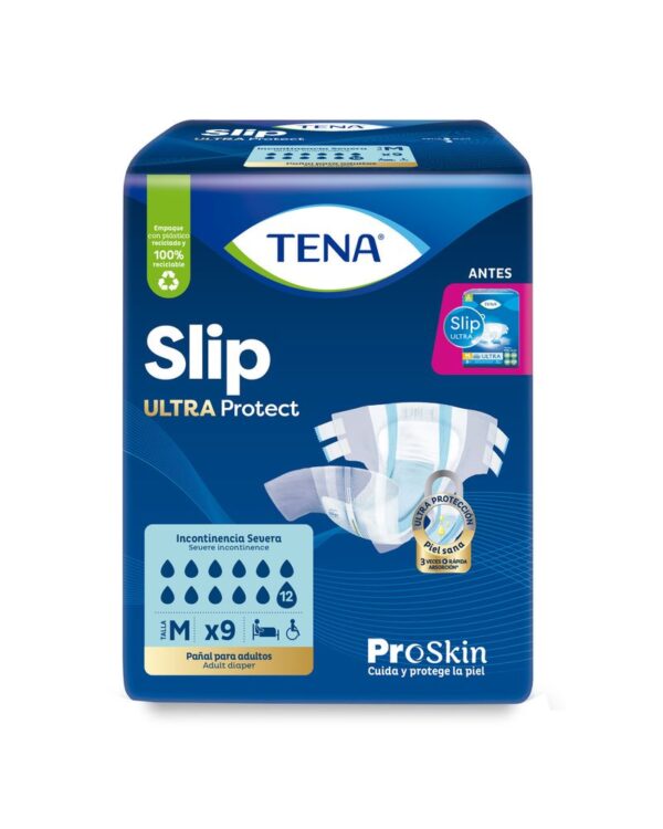 Pañal Tena Slip Ultra Protect M X9 Unds