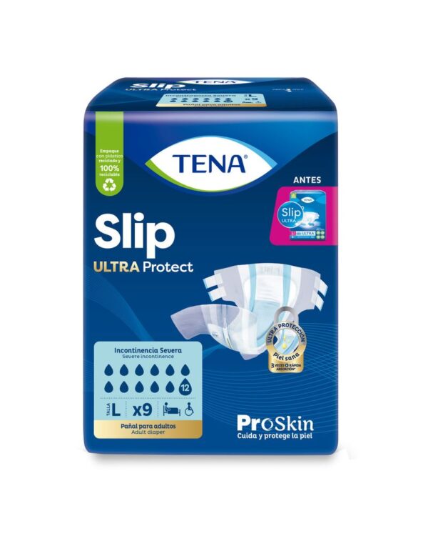 Pañal Tena Slip Ultra Protect L X9 Unds