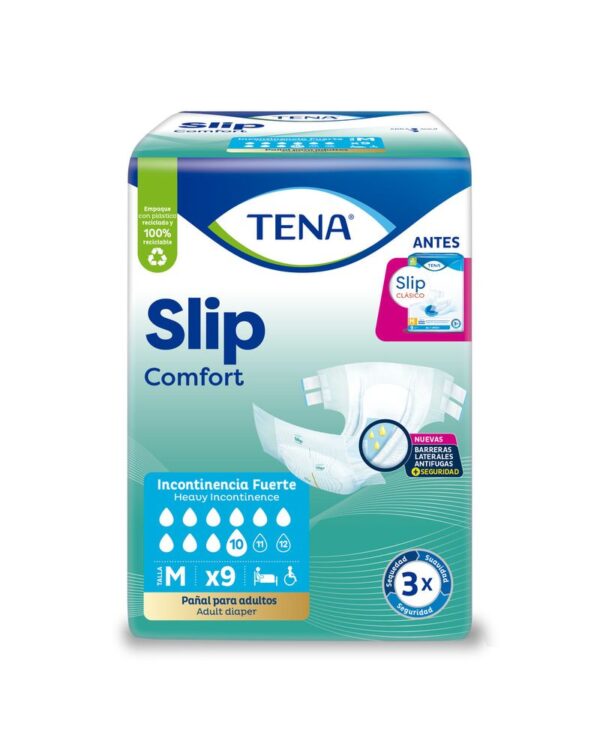 Pañal Tena Slip Comfort M X9 Unds