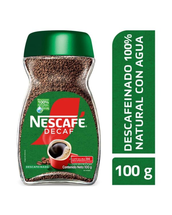 Café Descafeinado NESCAFÉ DECAF Instantáneo X 100 G