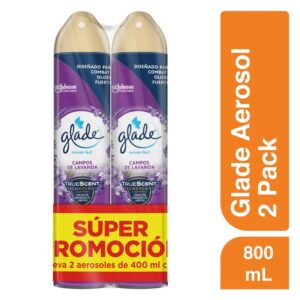 Ambientador Aerosol X2 Und 800 Ml  Glade