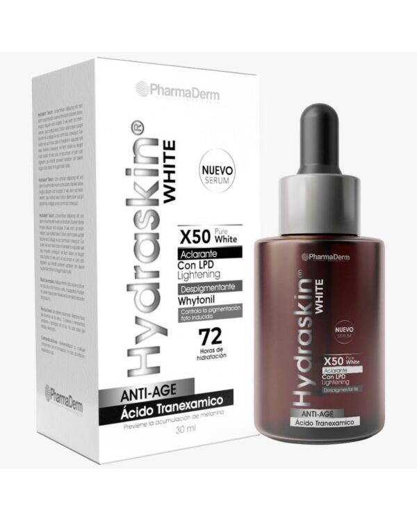 HYDRASKIN WHIT SERUM DESPIGMENTANTE ANTIEDAD FRASCO X 30 ML