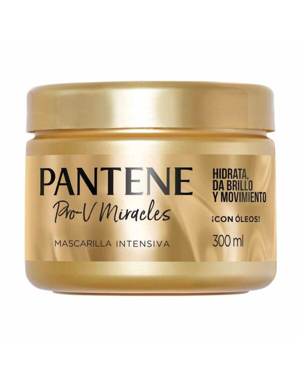 Mascarilla Para Cabello Pantene Hidrata Y Da Brillo 300 Ml