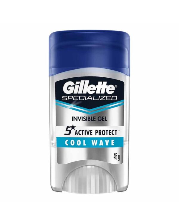 Desodorante Antitranspirante Gillette Specialized Cool Wave Invisible Gel 45 G