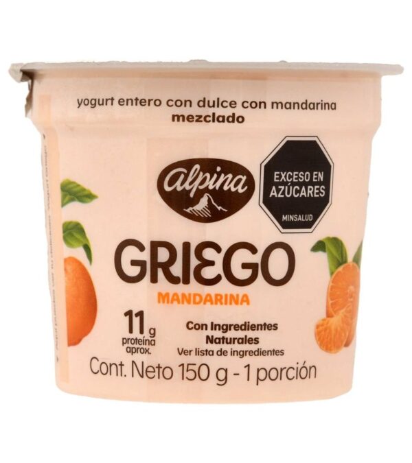 YOGUR ALPINA GRIEGO SAB MANDARINA 150g