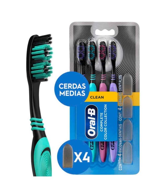 Cepillo Dental Oral B Color Collection X 4 Und