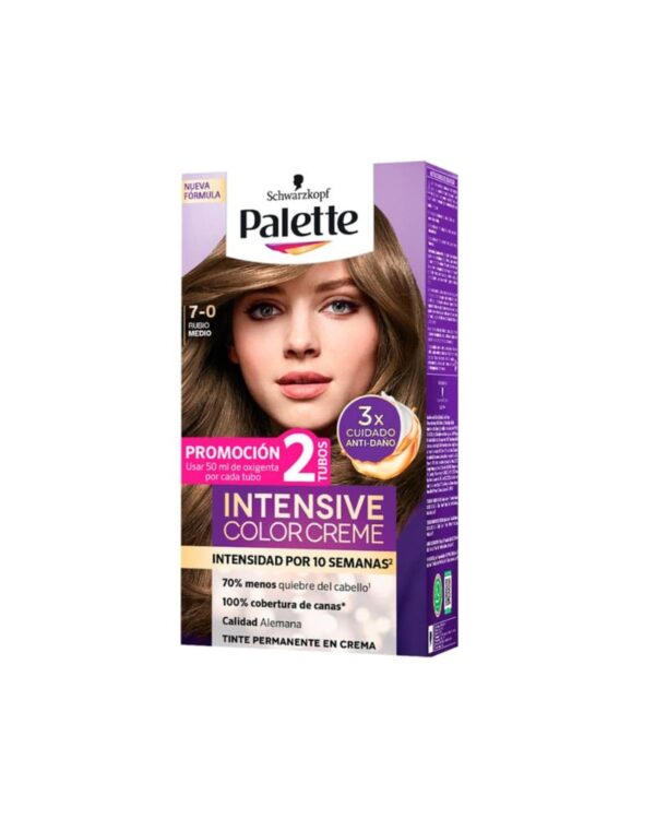 Tinte Palette Intensive Color Creme 7-0 Rubio Medio